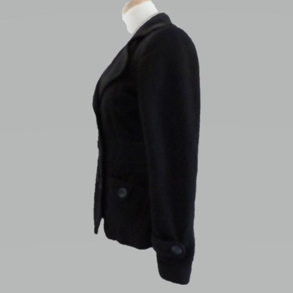Forever Twentyone S Black Peacoat - Picture 4 of 5